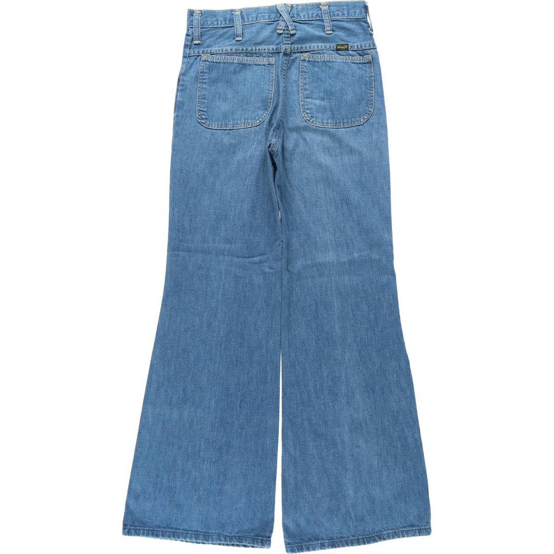 Wrangler bootcut denim pants, women's size M (equivalent to W26), vintage. unclear blue type Vintage Second Hand