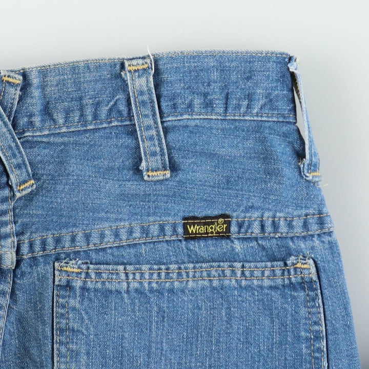 Wrangler bootcut denim pants, women's size M (equivalent to W26), vintage. unclear blue type Vintage Second Hand