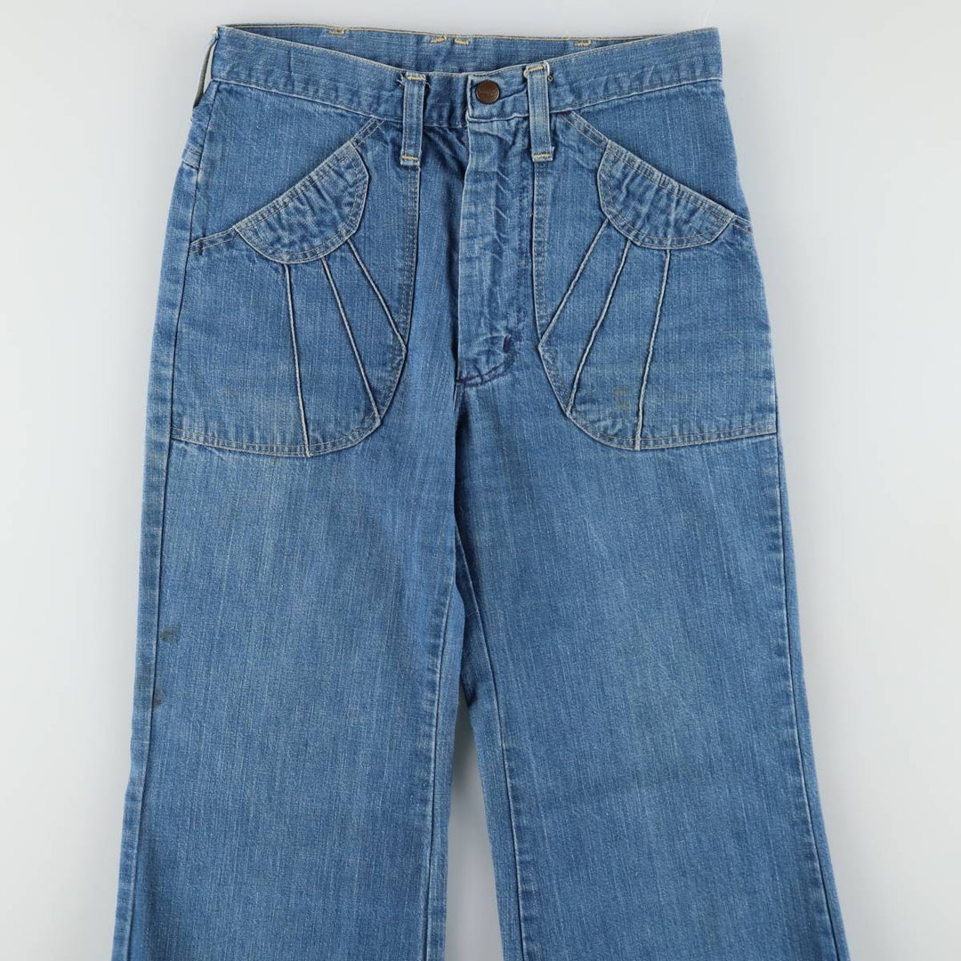 Wrangler bootcut denim pants, women's size M (equivalent to W26), vintage. unclear blue type Vintage Second Hand