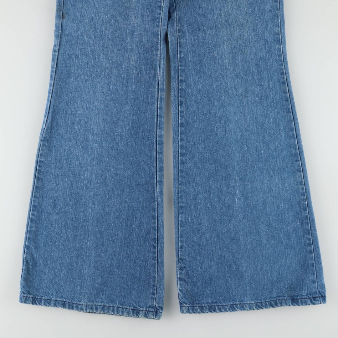 Wrangler bootcut denim pants, women's size M (equivalent to W26), vintage. unclear blue type Vintage Second Hand