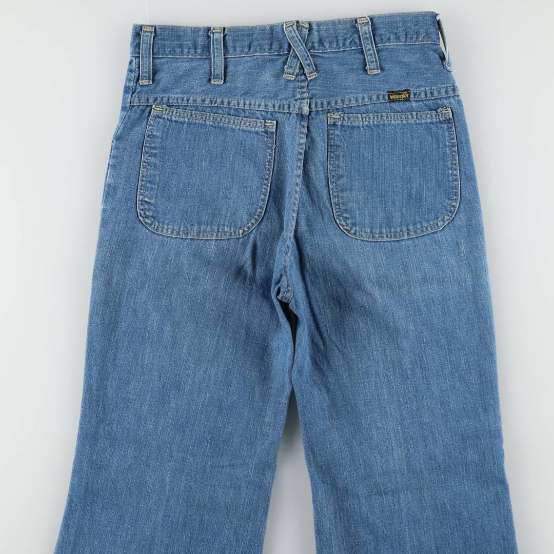 Wrangler bootcut denim pants, women's size M (equivalent to W26), vintage. unclear blue type Vintage Second Hand