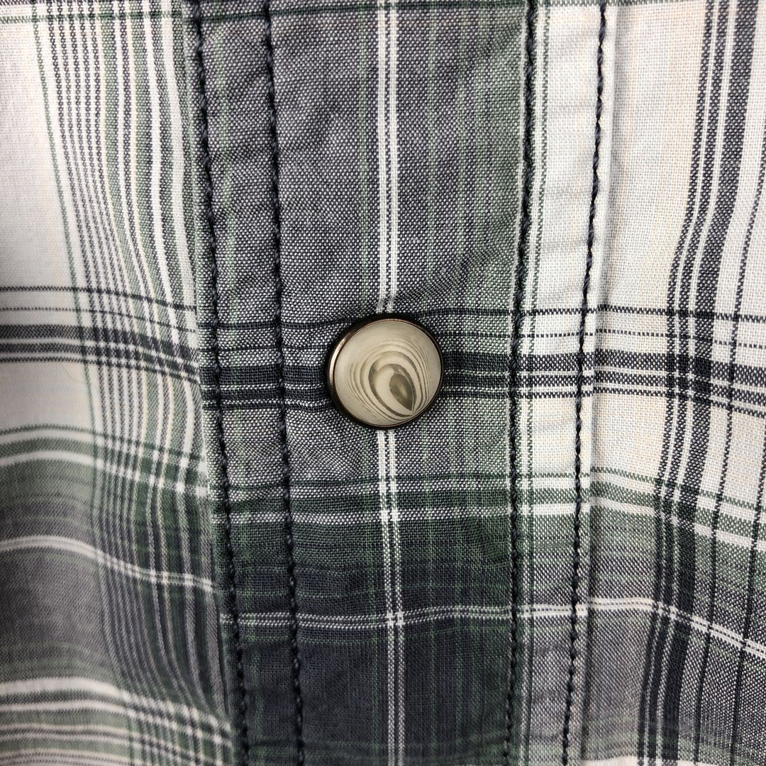 Carhartt RELAXED FIT Check Pattern Short Sleeve Work Shirt Men's XL cotton gray type Vintage Second Hand
