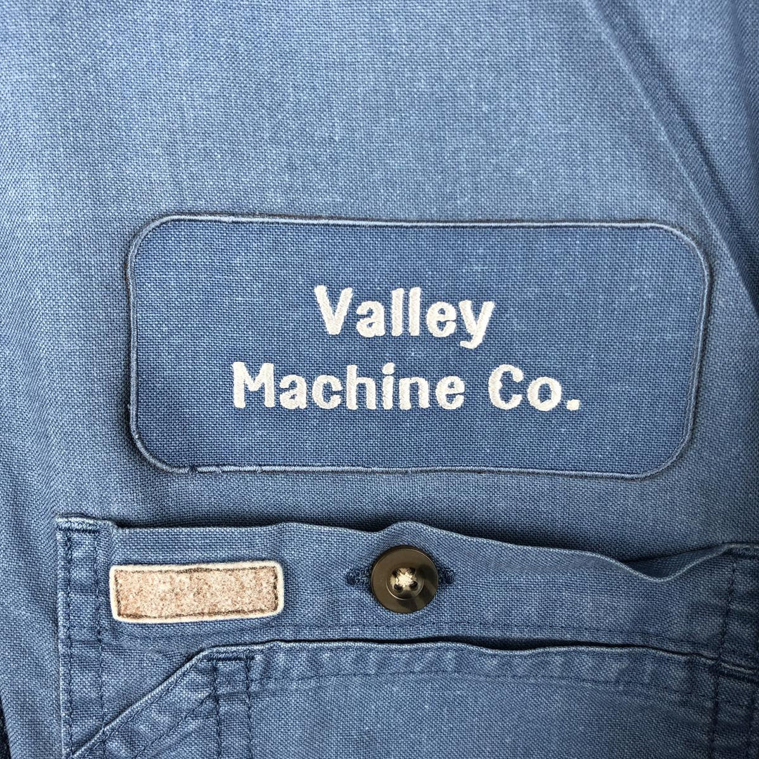 Carhartt Short-Sleeve Work Shirt, Men's Size S (approx.) cotton Blue type light blue Vintage Second Hand