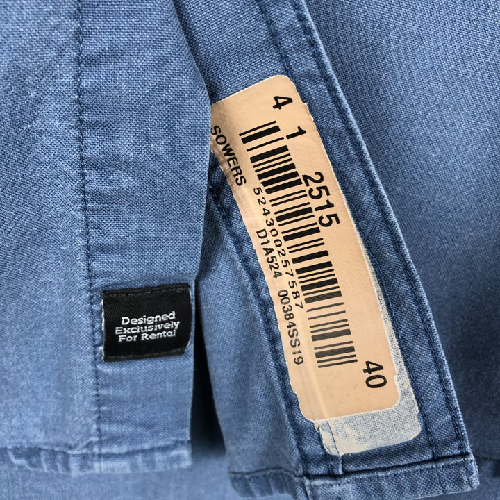 Carhartt Short-Sleeve Work Shirt, Men's Size S (approx.) cotton Blue type light blue Vintage Second Hand