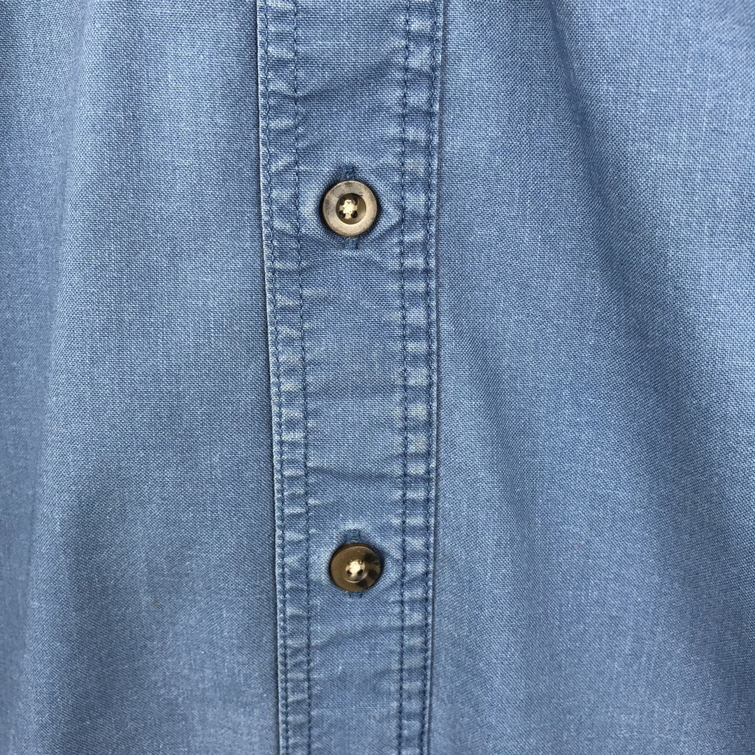 Carhartt Short-Sleeve Work Shirt, Men's Size S (approx.) cotton Blue type light blue Vintage Second Hand
