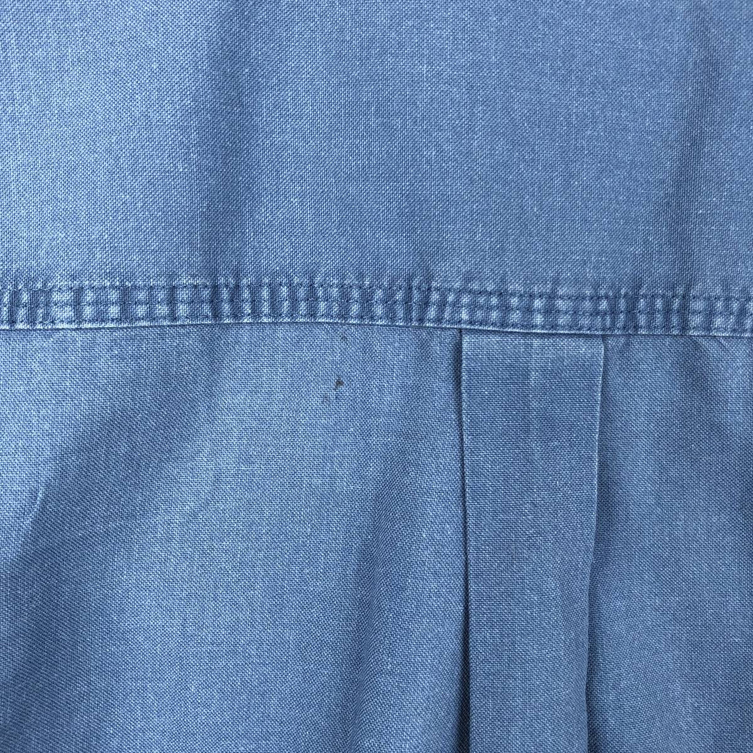 Carhartt Short-Sleeve Work Shirt, Men's Size S (approx.) cotton Blue type light blue Vintage Second Hand