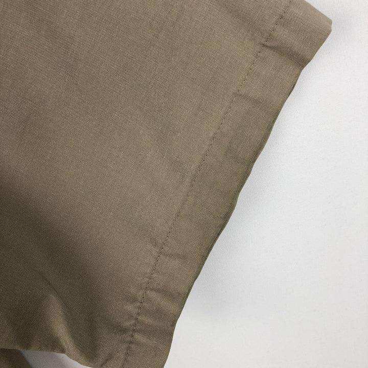 Carhartt McClelland Air Conditioning Advertising Short-Sleeve Work Shirt, Men's Size XL (approx.) cotton Beige type Vintage Second Hand