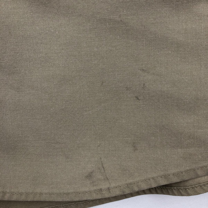 Carhartt McClelland Air Conditioning Advertising Short-Sleeve Work Shirt, Men's Size XL (approx.) cotton Beige type Vintage Second Hand