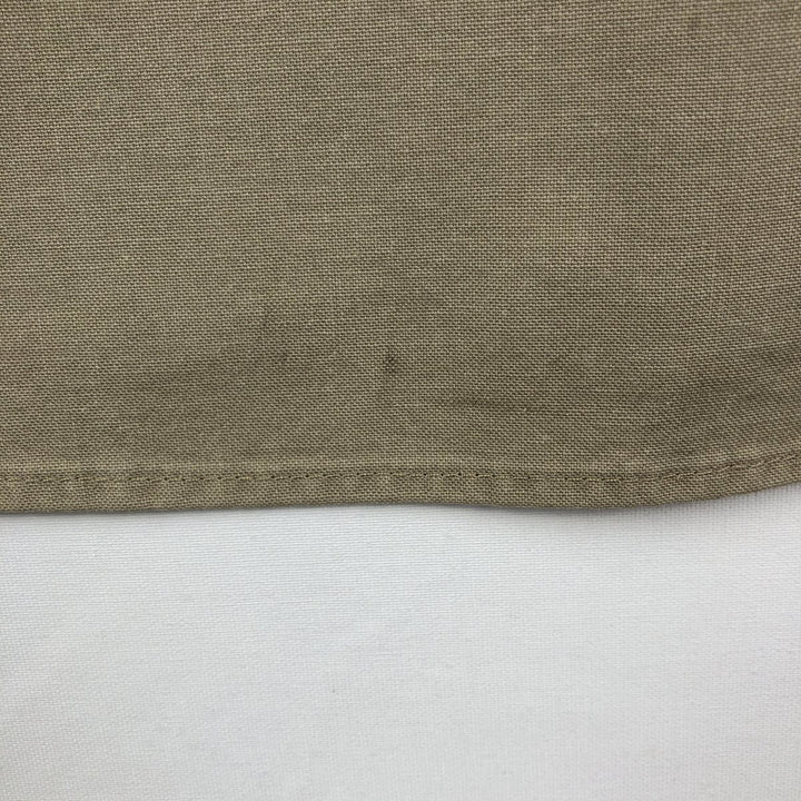 Carhartt McClelland Air Conditioning Advertising Short-Sleeve Work Shirt, Men's Size XL (approx.) cotton Beige type Vintage Second Hand