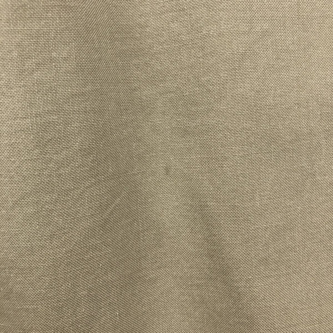 Carhartt McClelland Air Conditioning Advertising Short-Sleeve Work Shirt, Men's Size XL (approx.) cotton Beige type Vintage Second Hand