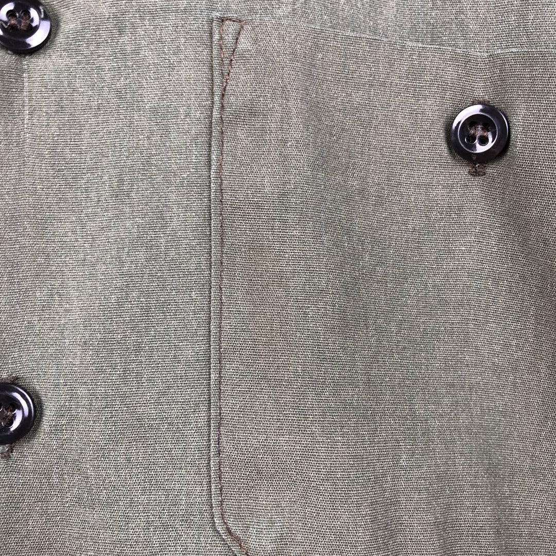 80'S Osh Kosh Short-Sleeve Work Shirt, Men's Size M (approx.), Vintage unclear Khaki type Vintage Second Hand