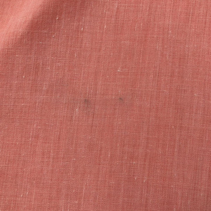 70s-80'S ELY PLAINS Short-Sleeve Western Shirt, Men's Size M (Equivalent), Vintage polyester coral Vintage Second Hand