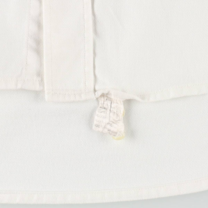 Lacoste LACOSTE Short-Sleeve Button-Down Shirt, Men's Size M (approx.) unclear white type Vintage Second Hand