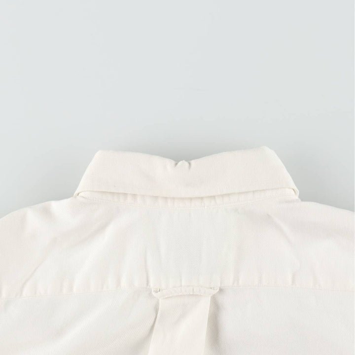 Lacoste LACOSTE Short-Sleeve Button-Down Shirt, Men's Size M (approx.) unclear white type Vintage Second Hand
