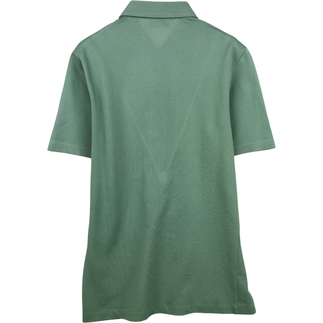 1970'S Lacoste CHEMISE French Lacoste pique short-sleeved box shirt, men's size S equivalent, vintage. unclear Emerald green Vintage Second Hand