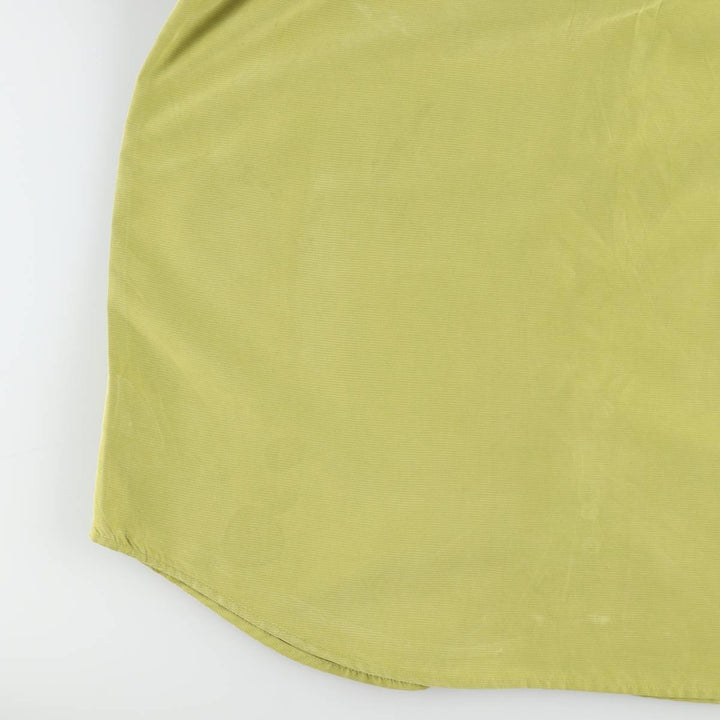 Columbia XCO Short-Sleeve Button-Down Shirt, Men's Size L (approx.) Modal green type yellow green Vintage Second Hand