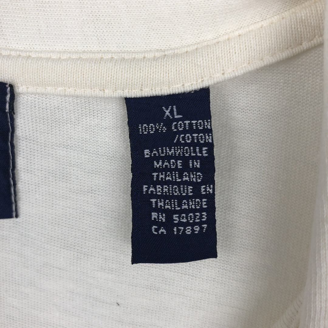 90'S GAP (Old GAP) Short-Sleeve Open-Collar Cotton Shirt, Men's Size XL (Equivalent), Vintage cotton ivory Vintage Second Hand