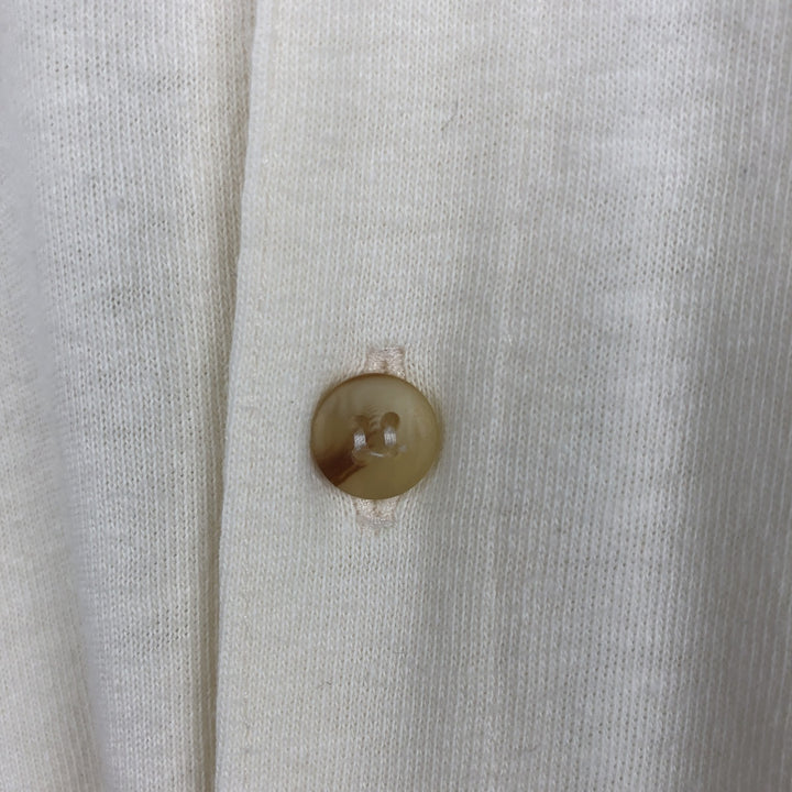 90'S GAP (Old GAP) Short-Sleeve Open-Collar Cotton Shirt, Men's Size XL (Equivalent), Vintage cotton ivory Vintage Second Hand