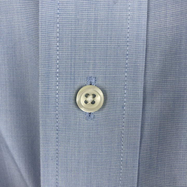 Brooks Brothers Est.1818 short sleeve button-down shirt, men's size L cotton Blue type light blue Vintage Second Hand