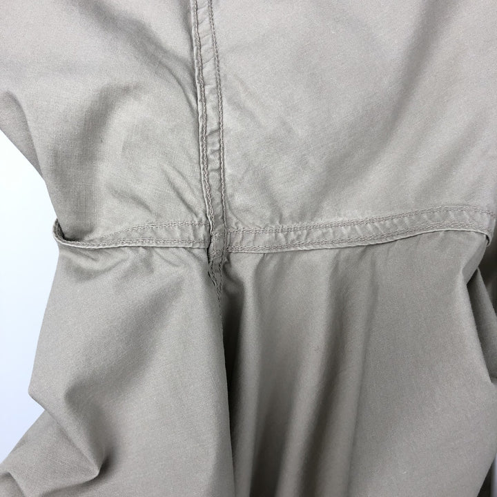 90s-00'S Timberland WEATHERGEAR short-sleeved button-down shirt, men's size L (approx.) cotton Beige type Vintage Second Hand