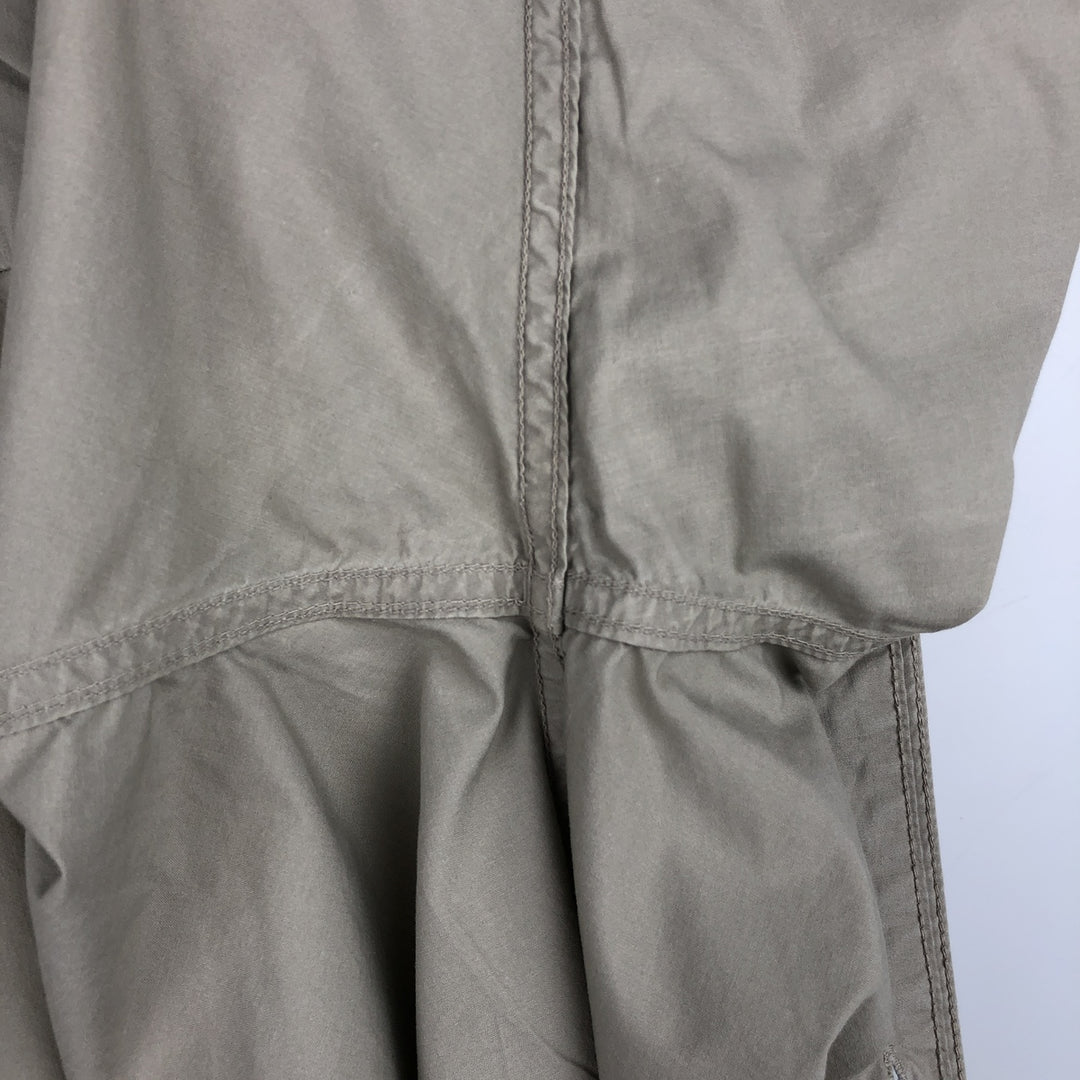 90s-00'S Timberland WEATHERGEAR short-sleeved button-down shirt, men's size L (approx.) cotton Beige type Vintage Second Hand