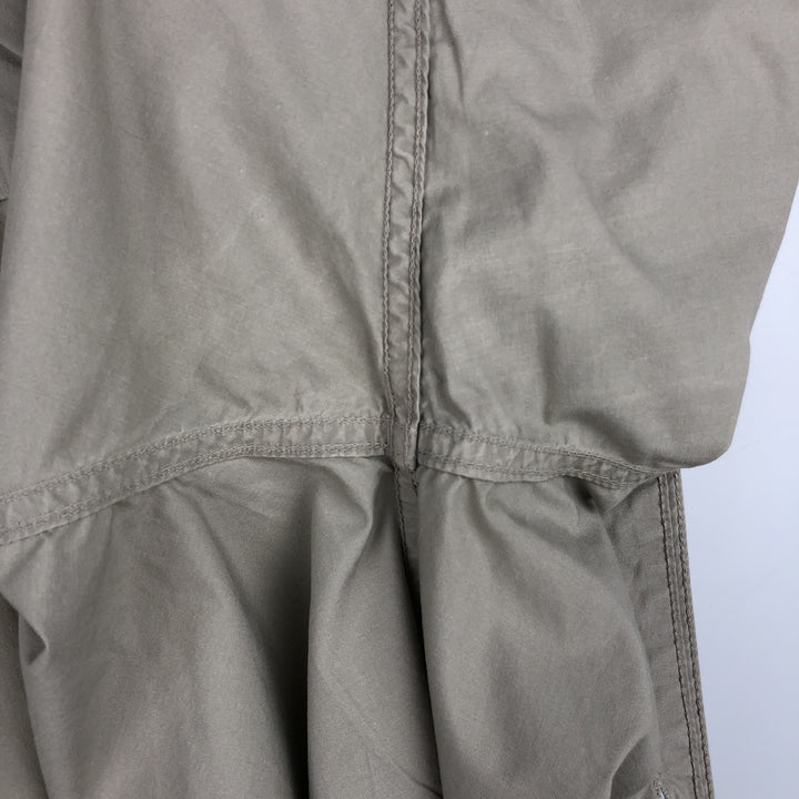 90s-00'S Timberland WEATHERGEAR short-sleeved button-down shirt, men's size L (approx.) cotton Beige type Vintage Second Hand