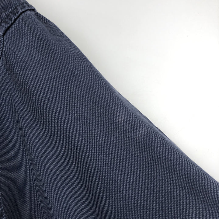 Levi's DRY GOODS Short-Sleeve Cotton Box Shirt, Men's Size M (approx.) cotton navy blue type Vintage Second Hand
