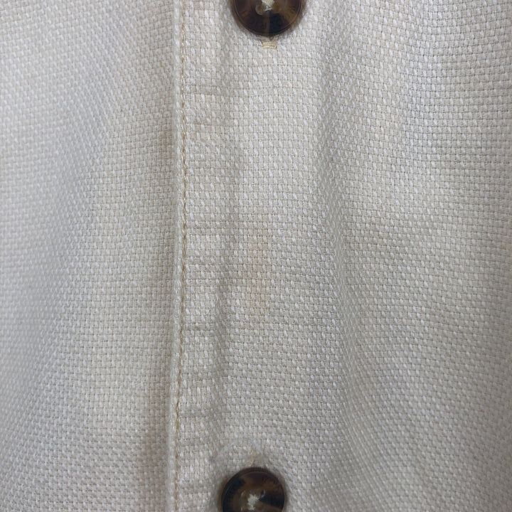 2000'S Woolrich Open Collar Short Sleeve Box Shirt, Men's Size XL (approx.) unclear yellow type Vintage Second Hand