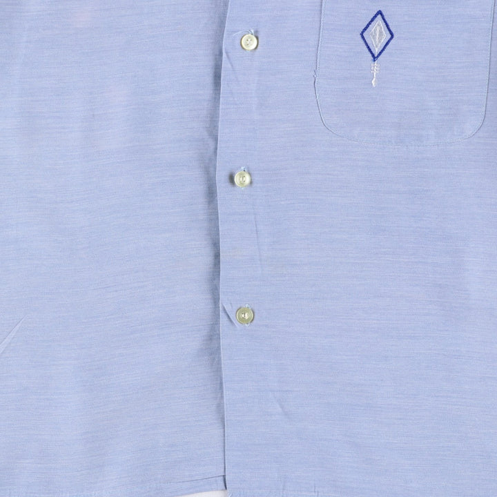 Satin-Tex Short-Sleeve Box Shirt, Women's Size S (Equivalent), Vintage Box Shirt unclear Blue type light blue Vintage Second Hand