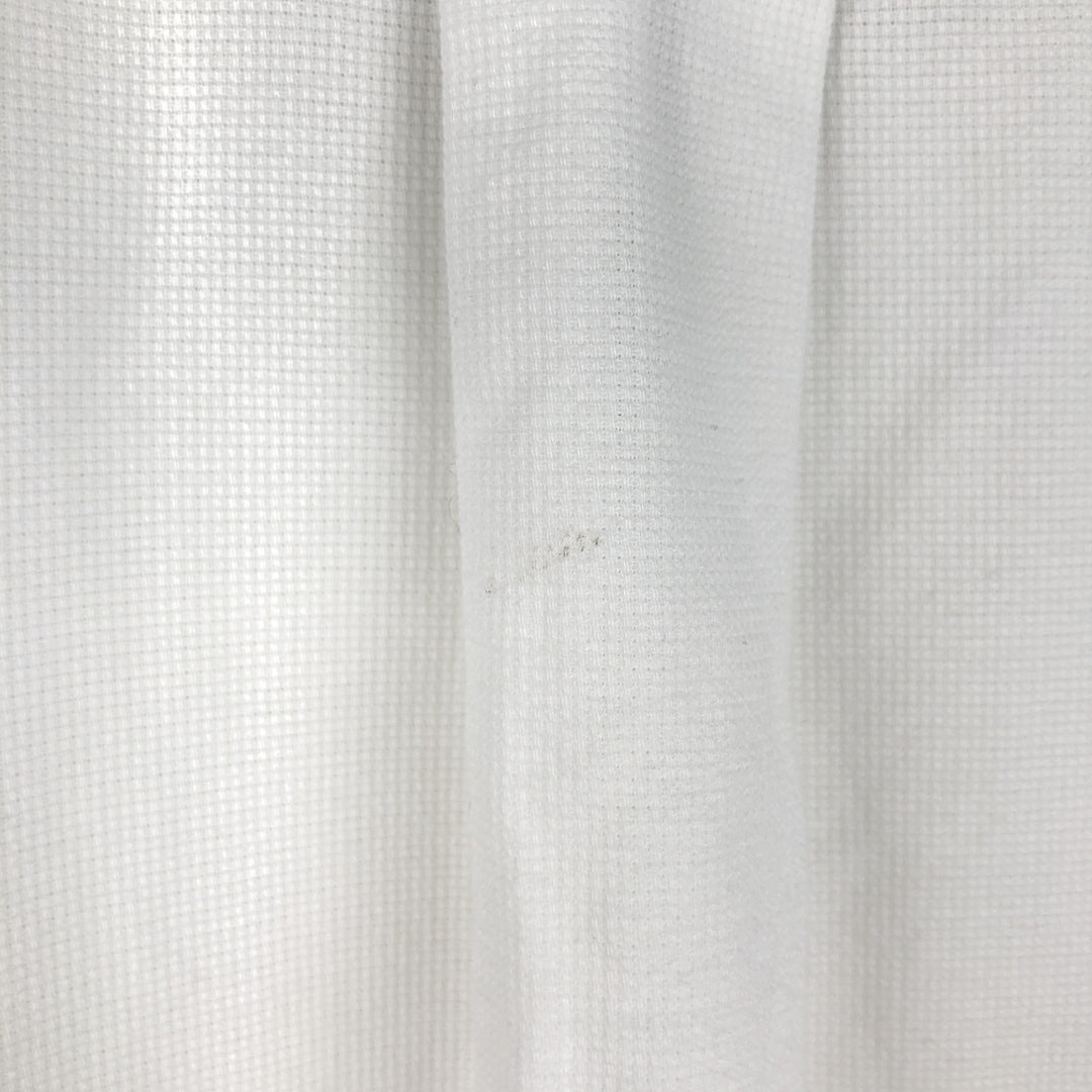 Ralph Lauren POLO by Ralph Lauren CLASSIC FIT Short-Sleeve Open-Collar Cotton Shirt, Boxy Shirt, Men's Size XL (approx.) cotton white type Vintage Second Hand