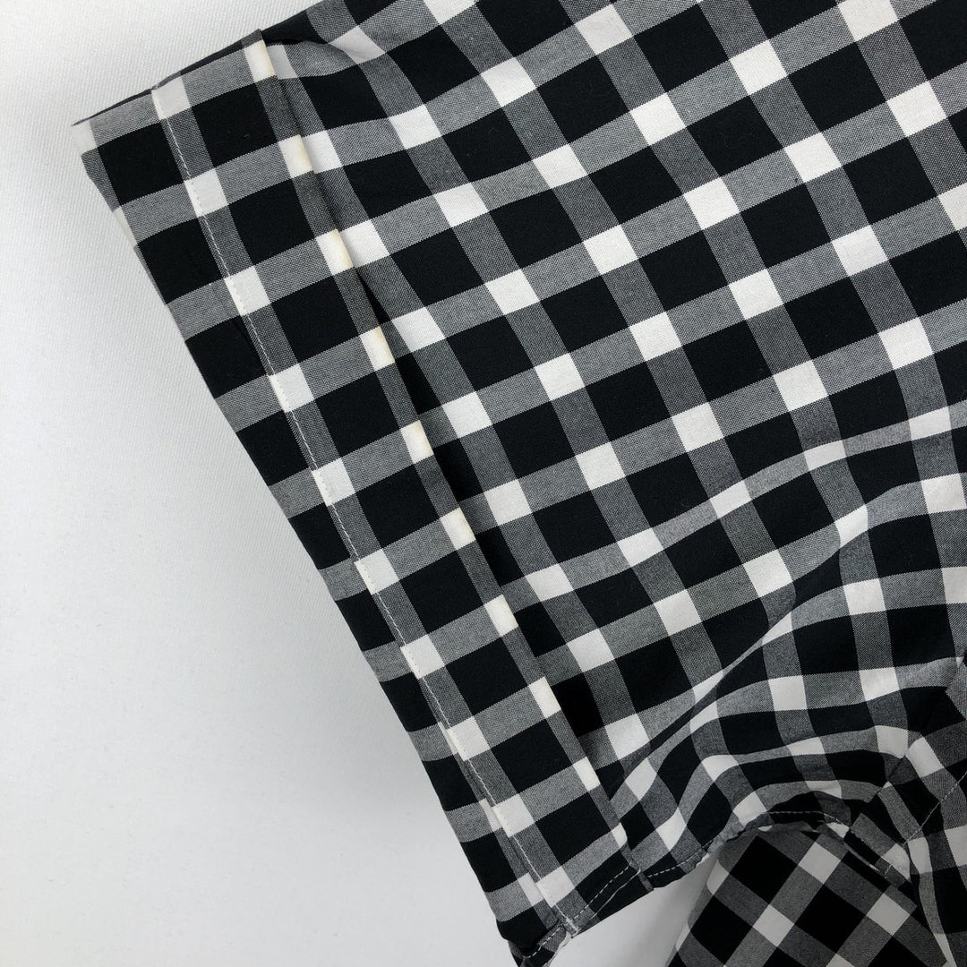 Ralph Lauren CUSTOM FIT short sleeve button down check shirt men's XXL cotton black type Vintage Second Hand
