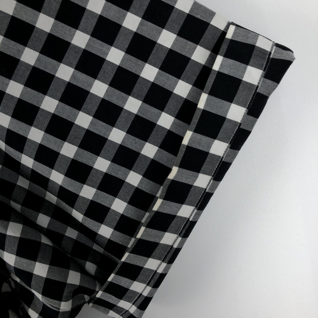 Ralph Lauren CUSTOM FIT short sleeve button down check shirt men's XXL cotton black type Vintage Second Hand