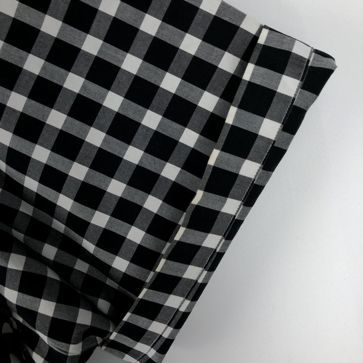 Ralph Lauren CUSTOM FIT short sleeve button down check shirt men's XXL cotton black type Vintage Second Hand