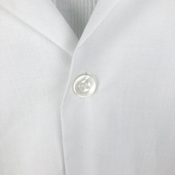 Cetina Short-Sleeve Open-Collar Mexican Shirt, Cuban Shirt, Boxy Shirt, Men's Size M (Equivalent), Vintage unclear white type Vintage Second Hand