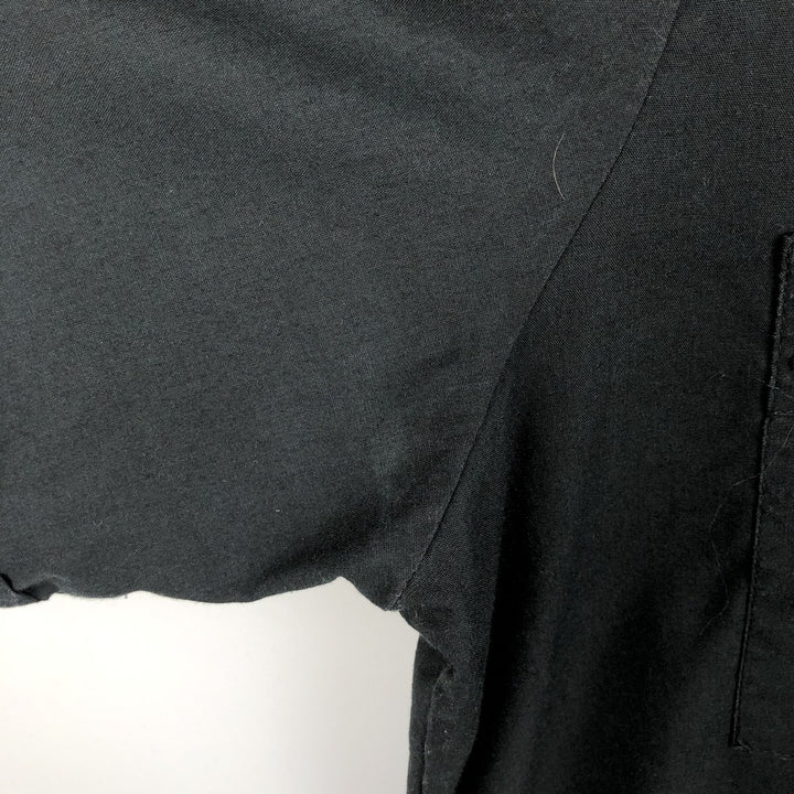 D'Accord Short-Sleeve Mexican Shirt, Cuban Shirt, Box Shirt, Men's Size L (approx.) polyester black type Vintage Second Hand