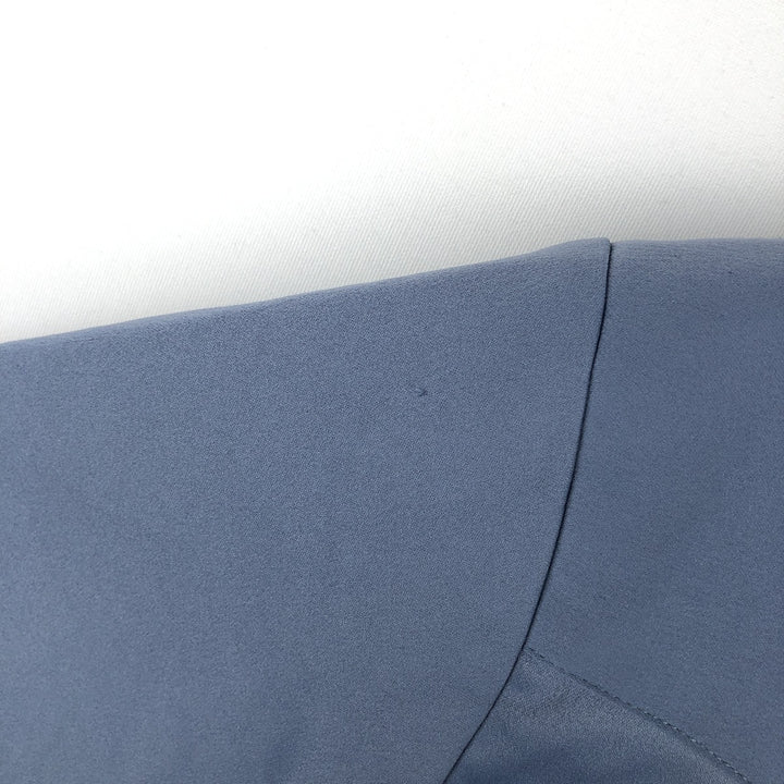 Guayaberas Yucatecas Short-Sleeve Open-Collar Mexican Shirt, Cuban Shirt, Boxy Shirt, Men's Size M (Equivalent), Vintage unclear blue type Vintage Second Hand