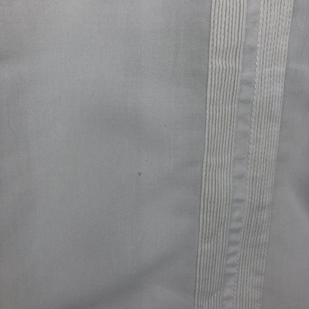 Yucateca Short-Sleeve Open-Collar Mexican Shirt, Cuban Shirt, Boxy Shirt, Men's Size M (Equivalent), Vintage polyester white type Vintage Second Hand