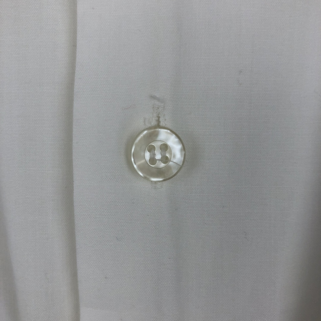 YUCATECA Short-Sleeve Open-Collar Mexican Shirt, Cuban Shirt, Boxy Shirt, Men's Size L (Equivalent), Vintage unclear white type Vintage Second Hand