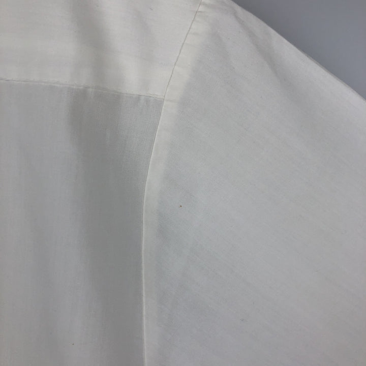 YUCATECA Short-Sleeve Open-Collar Mexican Shirt, Cuban Shirt, Boxy Shirt, Men's Size L (Equivalent), Vintage unclear white type Vintage Second Hand