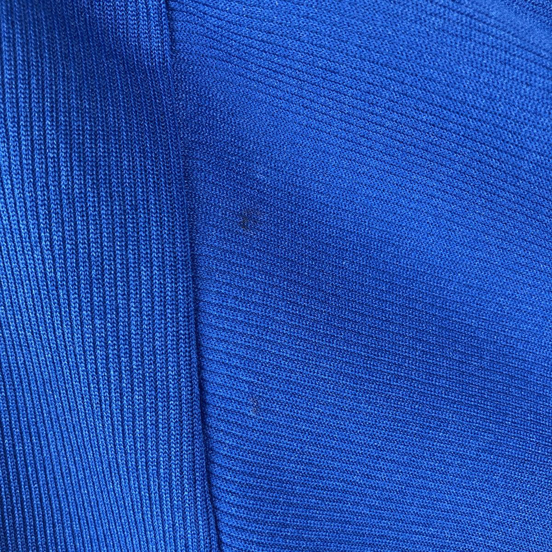 70s-80'S Hilton Half-Zip Bowling Shirt, Boxy Shirt, Made in USA, Men's Size M (Equivalent), Vintage polyester blue type Vintage Second Hand