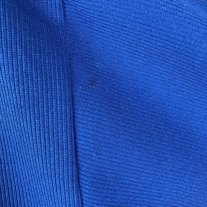 70s-80'S Hilton Half-Zip Bowling Shirt, Boxy Shirt, Made in USA, Men's Size M (Equivalent), Vintage polyester blue type Vintage Second Hand