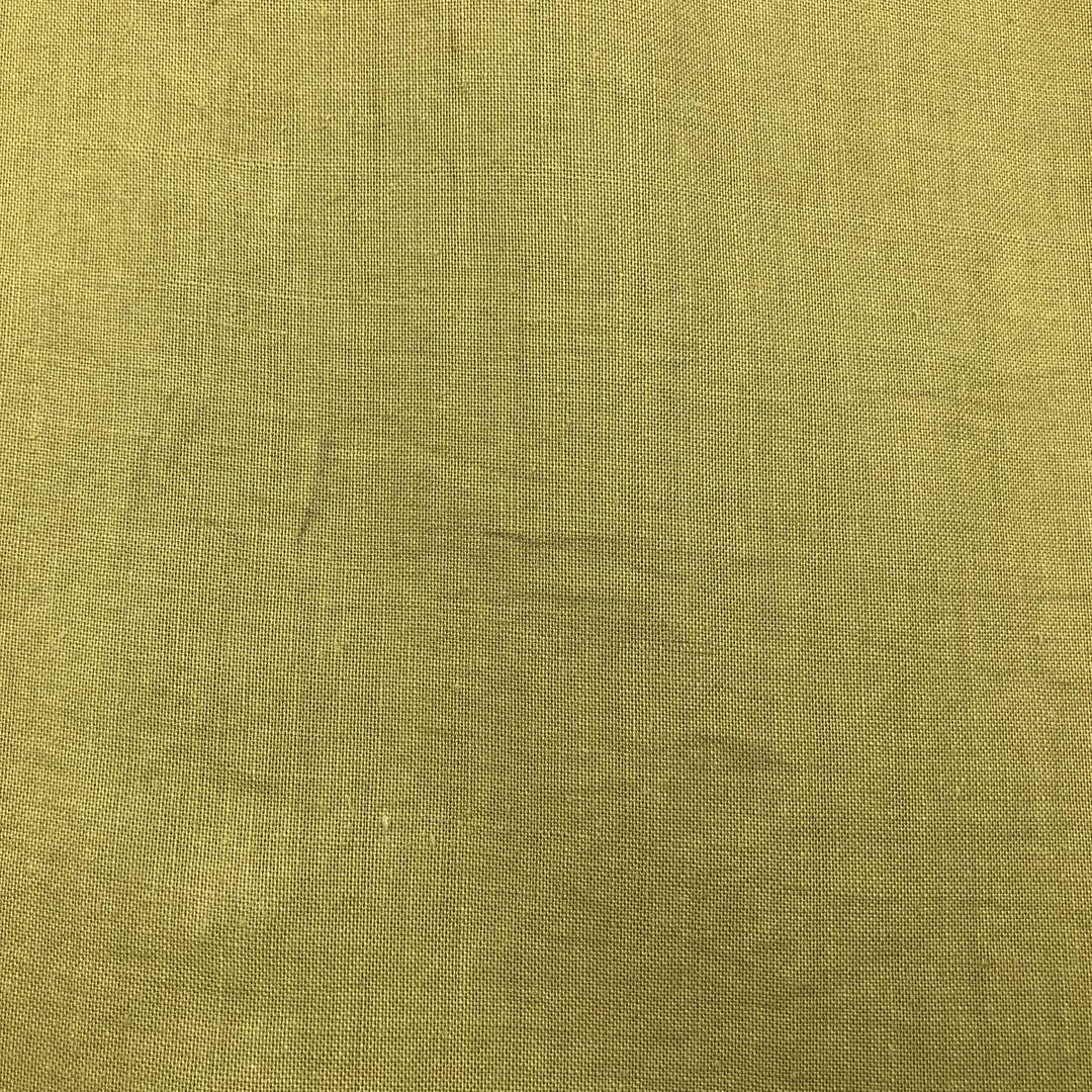 2000'S Columbia Short-Sleeve Ramie x Cotton Shirt, Men's Size L (approx.) Lamy Khaki type Vintage Second Hand