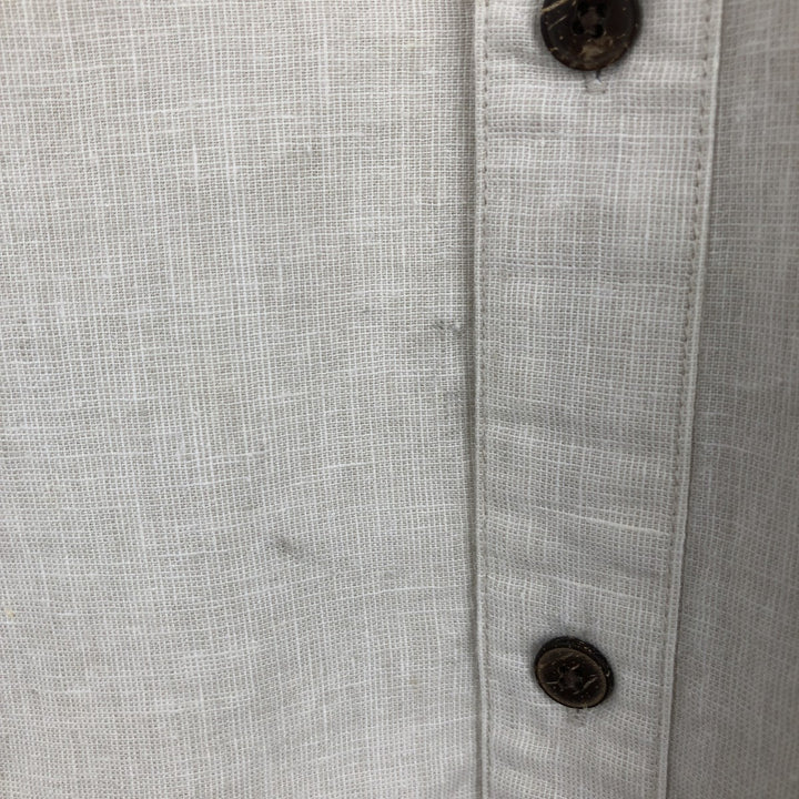 Patagonia Migration Hemp Shirt 53138SP12 Short Sleeve Cotton x Hemp Shirt Box Shirt Men's Size L (approx.) Hemp Beige type Vintage Second Hand