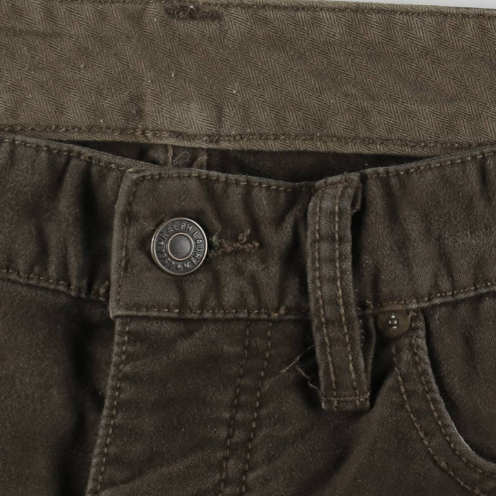 Ralph Lauren POLO RALPH LAUREN Men's Cotton Pants, Size W34 cotton Khaki type brown Vintage Second Hand