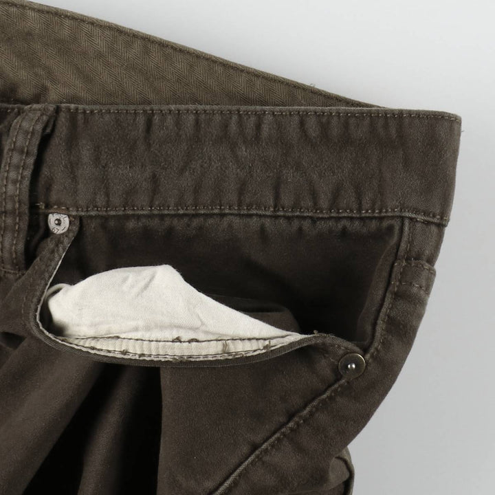 Ralph Lauren POLO RALPH LAUREN Men's Cotton Pants, Size W34 cotton Khaki type brown Vintage Second Hand