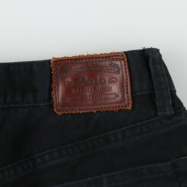 Ralph Lauren Polo Ralph Lauren Cotton Pants, Men's Size W31 (approx.) cotton black type Vintage Second Hand