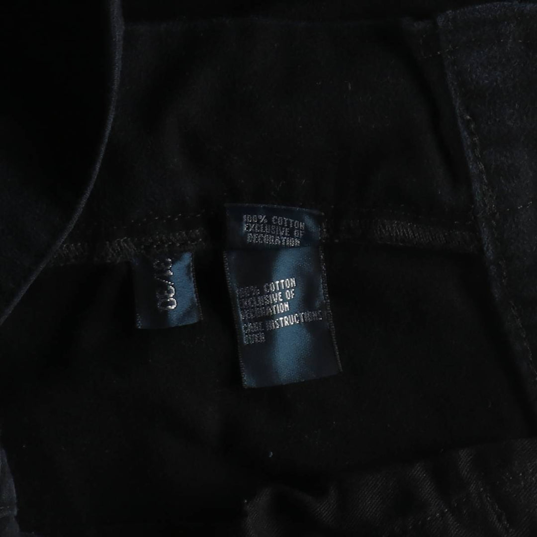 Ralph Lauren Polo Ralph Lauren Cotton Pants, Men's Size W31 (approx.) cotton black type Vintage Second Hand