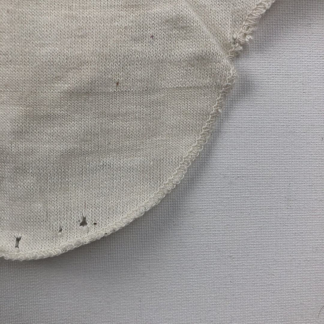 80s-90'S Rawlings 3/4 Sleeve Raglan T-Shirt, Made in USA, Men's Size L (Equivalent), Vintage unclear pale white type Vintage Second Hand