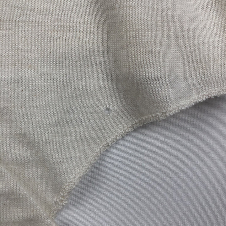 80s-90'S Rawlings 3/4 Sleeve Raglan T-Shirt, Made in USA, Men's Size L (Equivalent), Vintage unclear pale white type Vintage Second Hand
