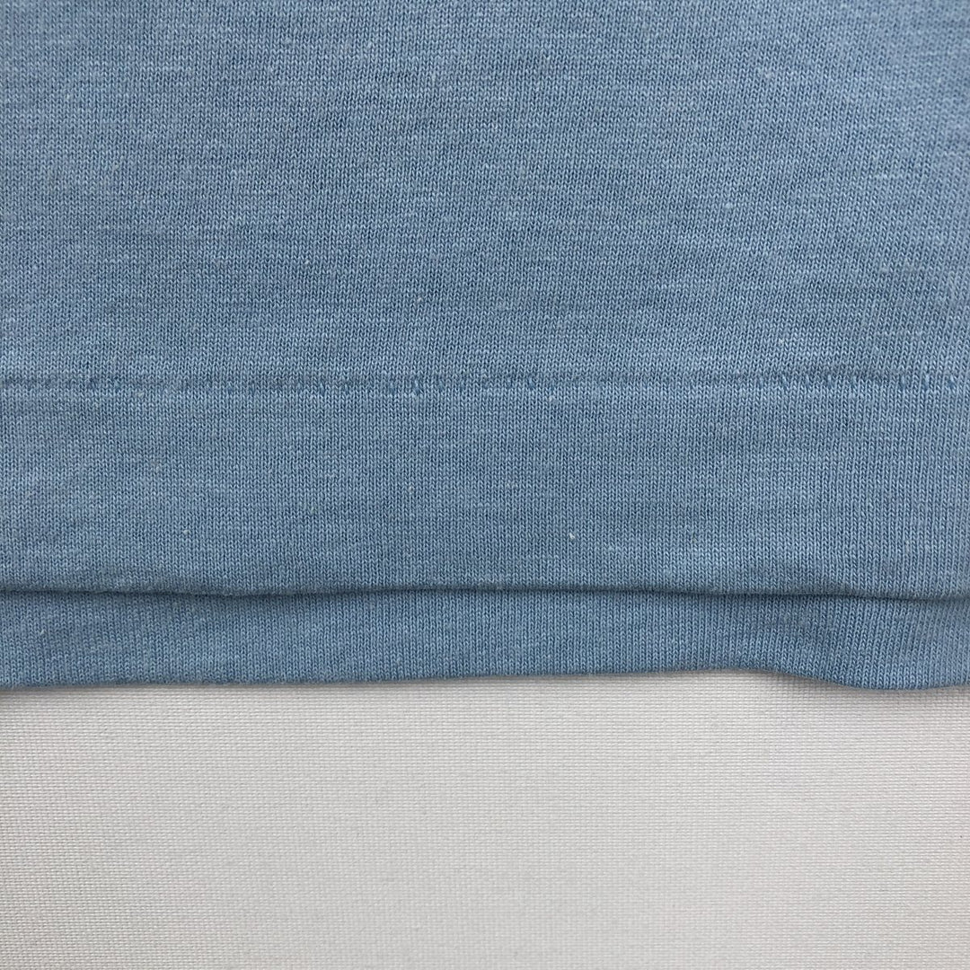 90'S Screen Stars Best Plain T-Shirt Made in USA Men's XL Vintage cotton Blue type light blue Vintage Second Hand
